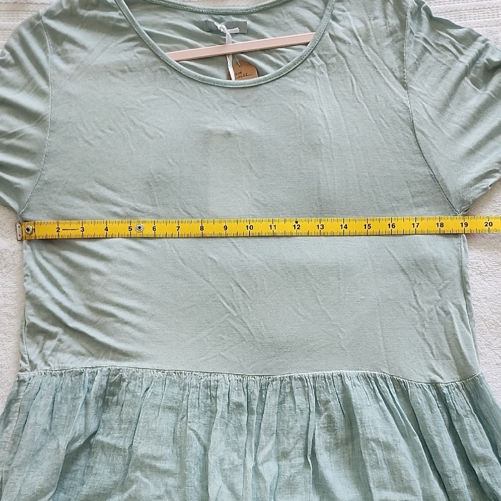 NWT Elegant Light Blue Long Sleeve Dress - Picture 5 of 5